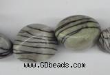 CNG62 15.5 inches 12*18mm - 20*30mm nuggets black water jasper beads