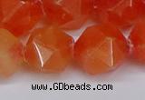 CNG6291 15.5 inches 14mm faceted nuggets candy jade beads