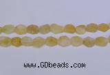 CNG6355 15.5 inches 14*18mm - 16*22mm freeform matte citrine beads