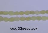 CNG6356 15.5 inches 14*18mm - 16*22mm freeform matte lemon quartz beads