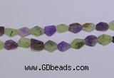 CNG6365 15.5 inches 14*18mm - 16*22mm freeform matte mixed quartz beads