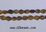 CNG6370 15.5 inches 14*18mm - 16*22mm freeform matte yellow tiger eye beads