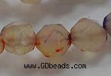 CNG6503 15.5 inches 12mm faceted nuggets agate beads wholesale