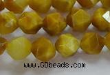 CNG6531 15.5 inches 8mm faceted nuggets golden tiger eye beads