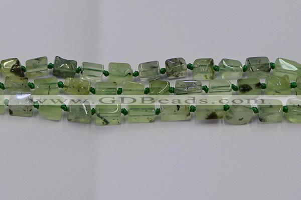 CNG6809 15.5 inches 5*8mm - 8*12mm nuggets prehnite beads