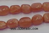 CNG6900 15.5 inches 8*12mm - 10*14mm nuggets moonstone beads