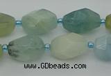 CNG6921 15.5 inches 12*16mm - 13*18mm faceted nuggets aquamarine beads