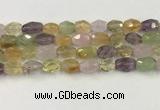 CNG6960 9*12mm - 12*16mm faceted nuggets mixed quartz beads