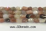 CNG6967 12*14mm - 13*18mm faceted nuggets mixed moonstone beads