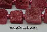 CNG7004 15.5 inches 14mm - 16mm freeform druzy agate beads