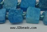 CNG7005 15.5 inches 14mm - 16mm freeform druzy agate beads