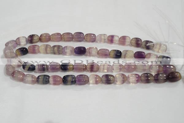 CNG707 15.5 inches 10*14mm nuggets fluorite beads wholesale