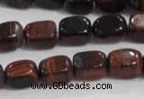 CNG711 15.5 inches 10*14mm nuggets red tiger eye beads wholesale