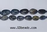 CNG7116 15.5 inches 20*25mm - 30*40mm freeform blue dumortierite beads