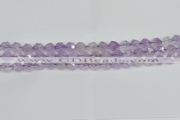 CNG7216 15.5 inches 8mm faceted nuggets amethyst beads wholesale