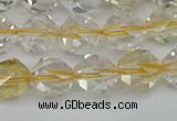 CNG7231 15.5 inches 8mm faceted nuggets citrine gemstone beads