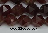 CNG7273 15.5 inches 12mm faceted nuggets orange garnet beads