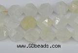 CNG7285 15.5 inches 6mm faceted nuggets white moonstone beads