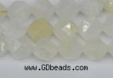 CNG7286 15.5 inches 8mm faceted nuggets white moonstone beads