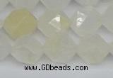 CNG7288 15.5 inches 12mm faceted nuggets white moonstone beads