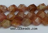 CNG7295 15.5 inches 6mm faceted nuggets sunstone beads