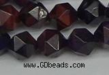 CNG7317 15.5 inches 10mm faceted nuggets purple tiger eye beads