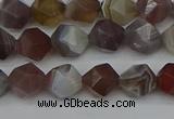 CNG7345 15.5 inches 6mm faceted nuggets botswana agate beads