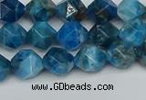 CNG7430 15.5 inches 6mm faceted nuggets apatite gemstone beads