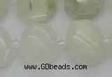 CNG7454 12*16mm - 15*20mm faceted freeform white moonstone beads