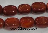 CNG747 15.5 inches 13*18mm nuggets red agate beads wholesale