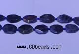 CNG7517 15.5 inches 25*35mm - 30*40mm faceted freeform labradorite beads