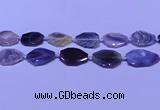 CNG7527 18*25mm - 25*35mm faceted freeform Botswana agate beads