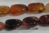 CNG753 15.5 inches 14*20mm nuggets agate beads wholesale