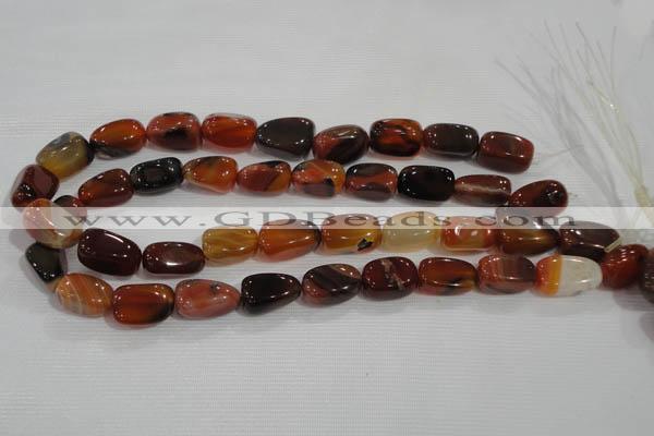 CNG753 15.5 inches 14*20mm nuggets agate beads wholesale