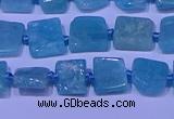 CNG7542 15.5 inches 6*8mm - 10*12mm freeform amazonite beads