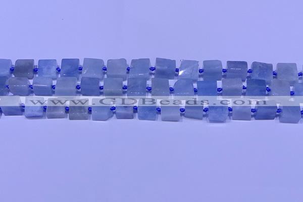 CNG7551 15.5 inches 12*14mm - 14*15mm freeform aquamarine beads