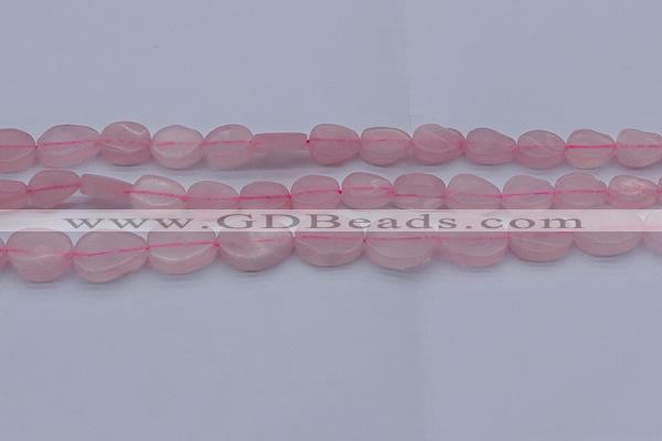 CNG7571 15.5 inches 10*14mm - 13*18mm freeform rose quartz beads