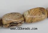 CNG76 15.5 inches 12*18mm - 20*30mm nuggets picture jasper beads