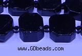 CNG7606 15.5 inches 12*14mm - 15*16mm freeform black tourmaline beads