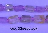 CNG7634 15.5 inches 5*7mm - 8*10mm nuggets mixed quartz beads