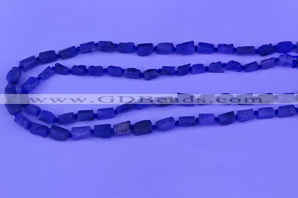 CNG7645 15.5 inches 5*6mm - 6*8mm nuggets tanzanite beads