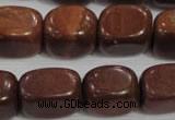 CNG770 15.5 inches 13*18mm nuggets Chinese red jasper beads wholesale