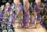 CNG7919 15.5 inches 13*18mm - 15*25mm faceted freeform ametrine beads