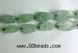 CNG7957 15.5 inches 15*25mm - 20*40mm nuggets green fluorite beads