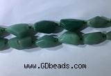 CNG7961 15.5 inches 15*25mm - 20*40mm nuggets green aventurine beads