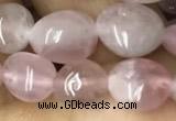 CNG8005 15.5 inches 6*8mm nuggets Madagascar rose quartz beads