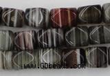 CNG801 15.5 inches 8*12mm faceted nuggets agate gemstone beads