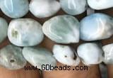 CNG8016 15.5 inches 6*8mm nuggets larimar gemstone beads