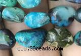 CNG8018 15.5 inches 6*8mm nuggets chrysocolla gemstone beads