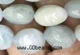 CNG8041 15.5 inches 8*10mm nuggets aquamarine beads wholesale